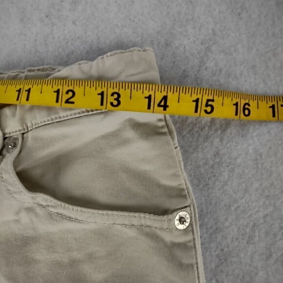 Gap Kids Stretch Cotton Tan, Beige, Khaki, Capri Pants Size 10+ - Picture 6 of 10